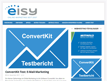 Tablet Screenshot of eisy.eu